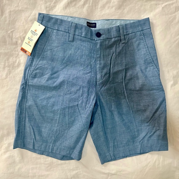 NWT Dockers Men’s Light Blue Chino Shorts 30”W - Picture 2 of 6